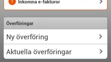 Swedbank screenshot 1