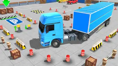 Real Euro Truck Parking Games screenshot 5