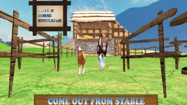 Pony Horse Simulator Kids 3D screenshot 4