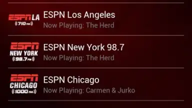 ESPN Radio screenshot 7