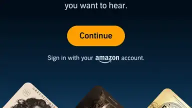 Audible screenshot 1