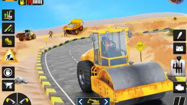City Road Construction Game 3D screenshot 1