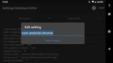 4A Settings Database Editor screenshot 1