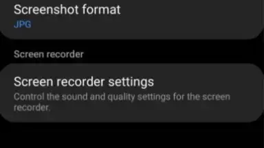 Samsung Record screen screenshot 3