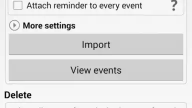 iCal Import/Export 2.4 screenshot 6