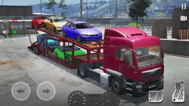 Truck Car Transport Trailer Games screenshot 2