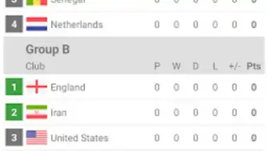 Live Scores for World Cup 2022 screenshot 7