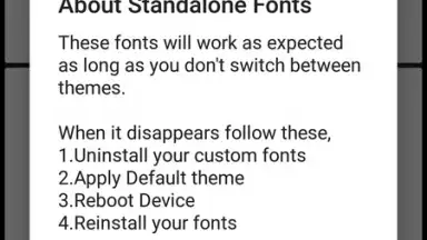 GxFonts - Custom fonts for Samsung Galaxy screenshot 1