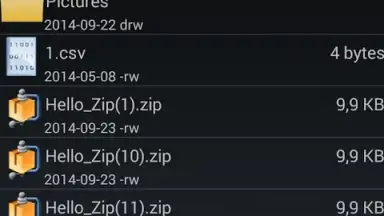 AndroZip File Manager screenshot 1