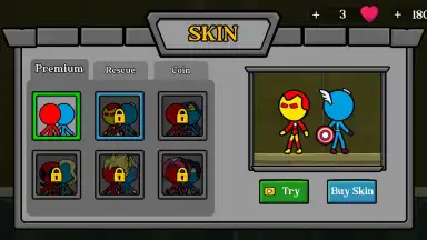 Red and Blue Stickman screenshot 3