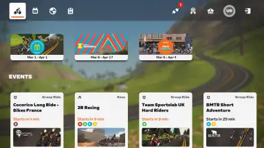 Zwift screenshot 3