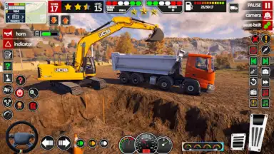 JCB Game Snow Excavator Games screenshot 7