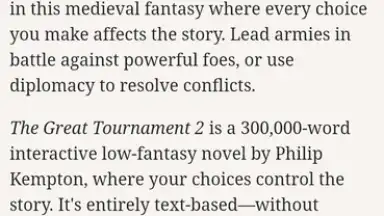 Great Tournament 2 screenshot 8