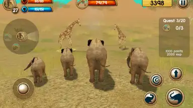 Wild Elephant Sim 3D screenshot 4