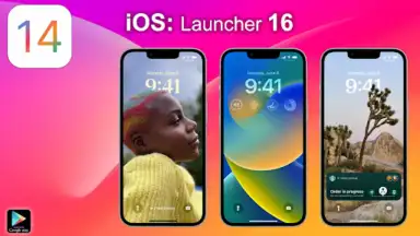 iPhone 14 Launcher iOS 16 2023 screenshot 2