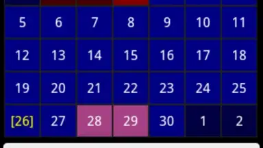 Flower calendar (free) screenshot 3
