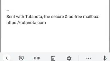 Tuta screenshot 2