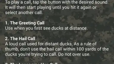 Duck Hunting Calls screenshot 1
