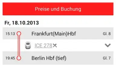 DB Navigator screenshot 2