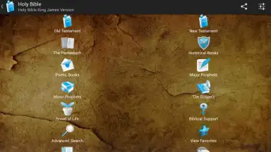 Holy Bible King James Version screenshot 15