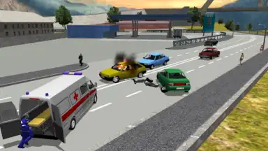 Ambulance Simulator 3D screenshot 2