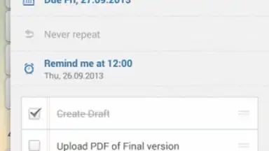 Wunderlist screenshot 4