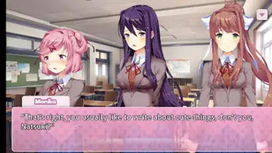 Doki Doki Literature Club! screenshot 6