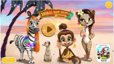 Jungle Animal Hair Salon 2 screenshot 1