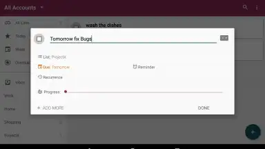 Mirakel screenshot 2