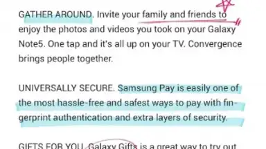 Samsung Write on PDF screenshot 1
