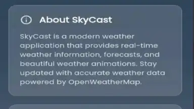 SkyCast screenshot 2