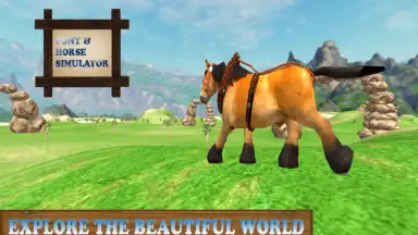 Pony Horse Simulator Kids 3D screenshot 7