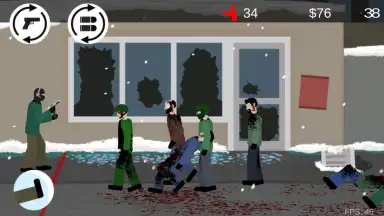 Flat Zombies: Cleanup and Defense screenshot 2