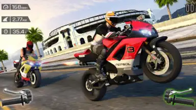 Highway Bike Riding Simulator screenshot 1