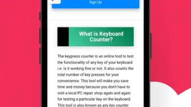 Keyboard Counter screenshot 2