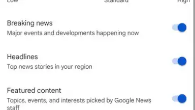 Google News screenshot 6