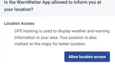 WarnWetter screenshot 3
