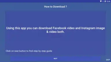 Video Downloader for Facebook & Instagram screenshot 1
