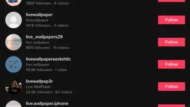 TickTock-TikTok Live Wallpaper screenshot 5