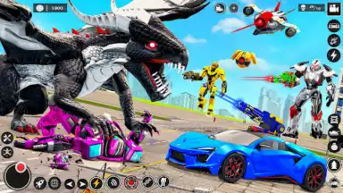 Dragon Robot Car Transform screenshot 7