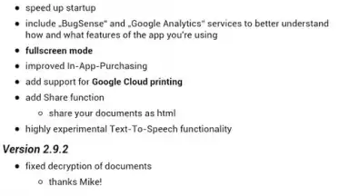 OpenDocument Reader screenshot 2