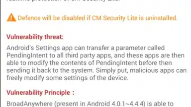 CM Security Lite screenshot 3