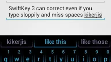 SwiftKey 3 Keyboard Free screenshot 1
