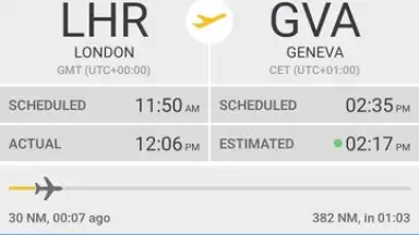 Flightradar24 screenshot 16
