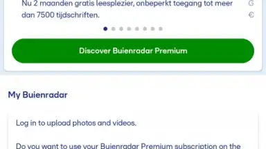 Buienradar screenshot 25