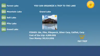 Fishing 3D Simulator. The Lakes screenshot 3