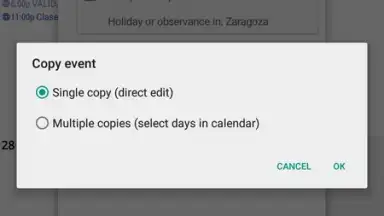 aCalendar screenshot 3