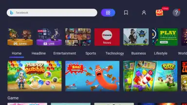 Open Browser screenshot 1