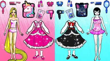 Chibi Doll Dress Up DIY Games screenshot 1
