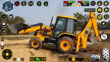 Snow Excavator Construction 3D screenshot 3